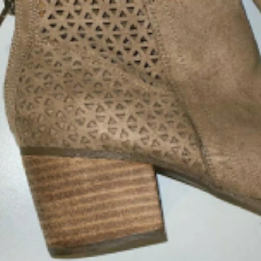 Madden Girl Cut Out Beige Booties - Picture 3 of 11